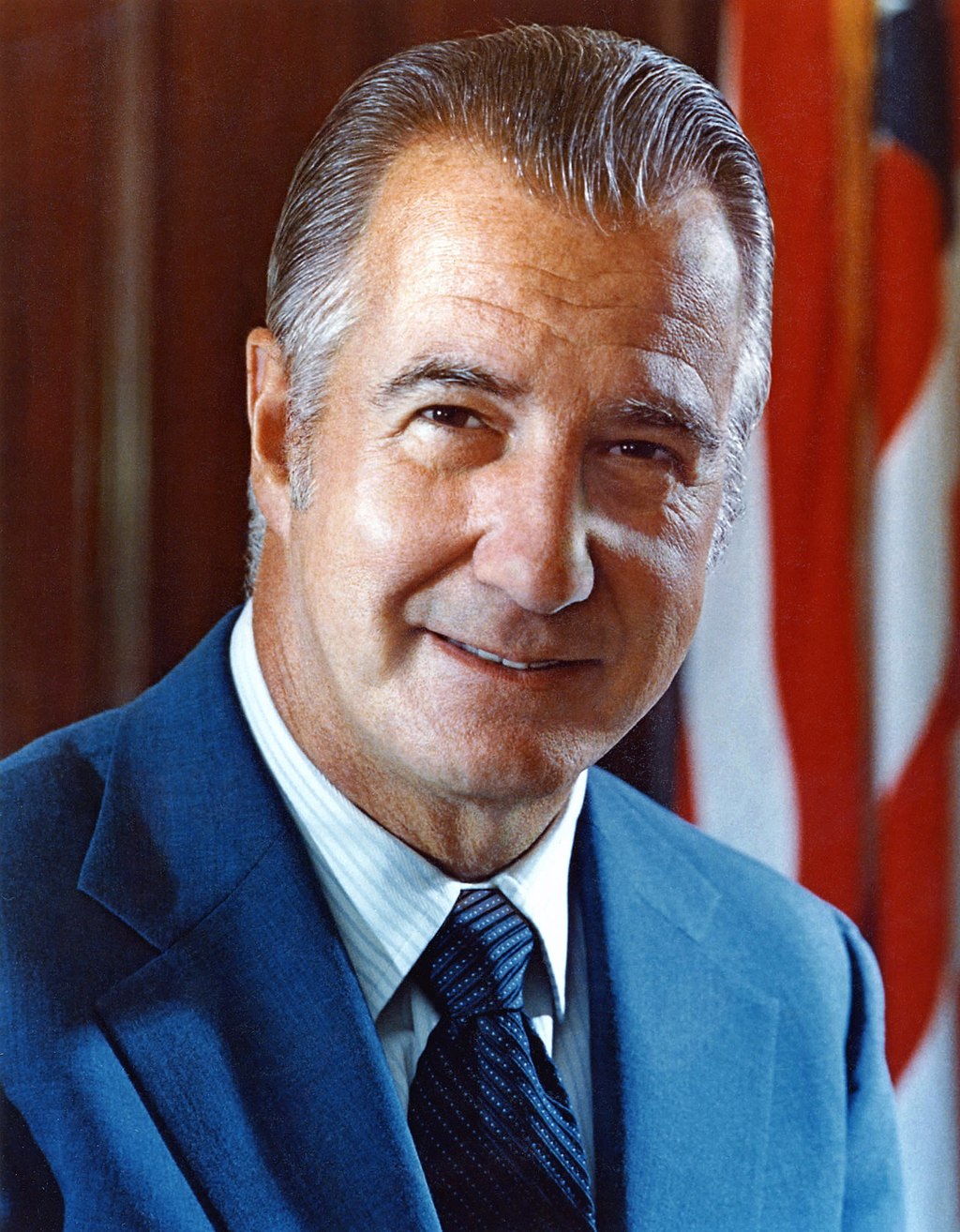 Official vice-presidential portrait of Spiro Agnew.