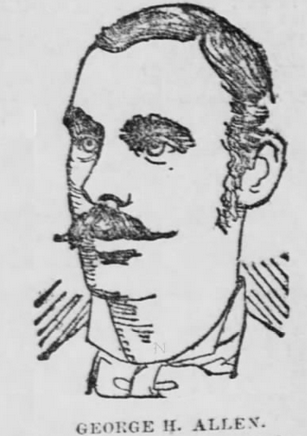 Drawing of George H. Allen.