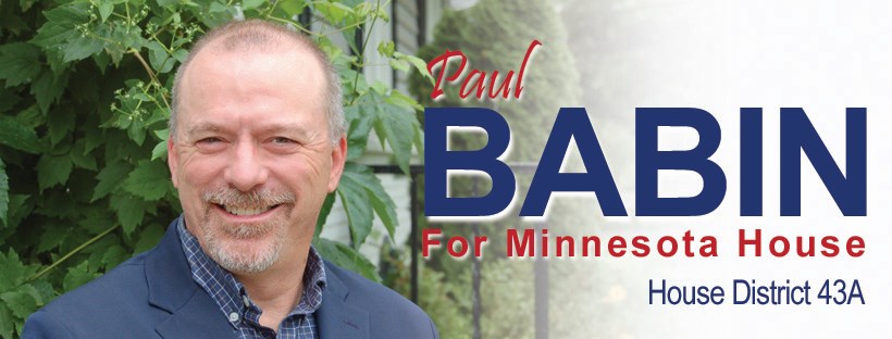 Campaign logo for Paul Babin's 2020 HD 43A campaign.