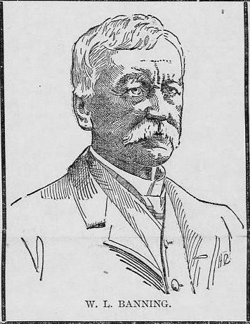 Drawing of William L. Banning