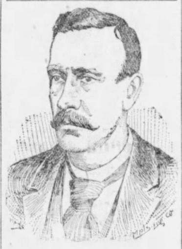 Drawing of John J. Baston.