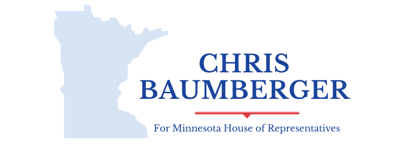 Chris Baumberger 2020 HD 22A campaign logo.