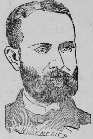 Drawing of Charles H. Benedict
