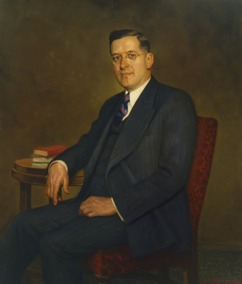 Official gubernatorial painting of Elmer A. Benson