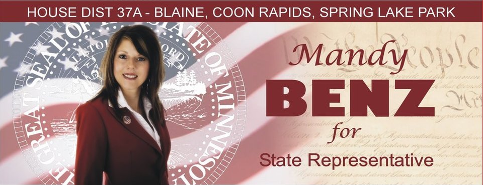 Mandy Benz's campaign logo for HD 37A.