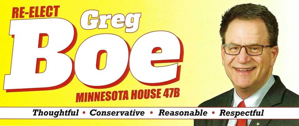 Digital advertisement for Greg Boe's 2022 HD 47B campaign.