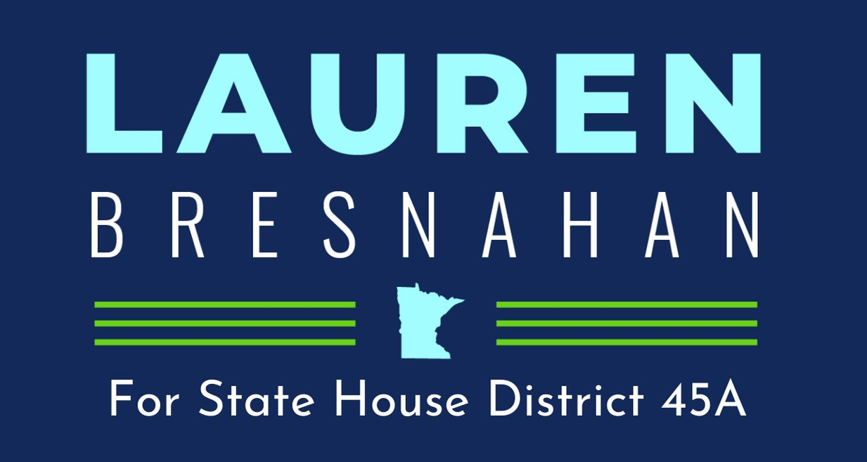 Logo for Lauren Bresnahan's 2022 HD 45A campaign