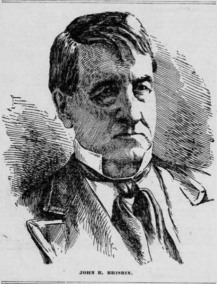 Drawing of John B. Brisbin