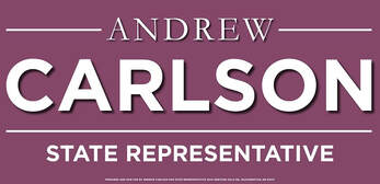 Andrew Carlson HD 50B campaign logo