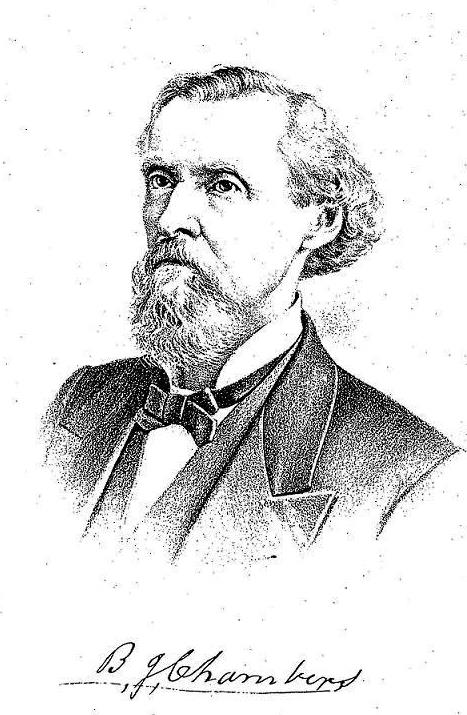 Drawing of Benjamin Chambers