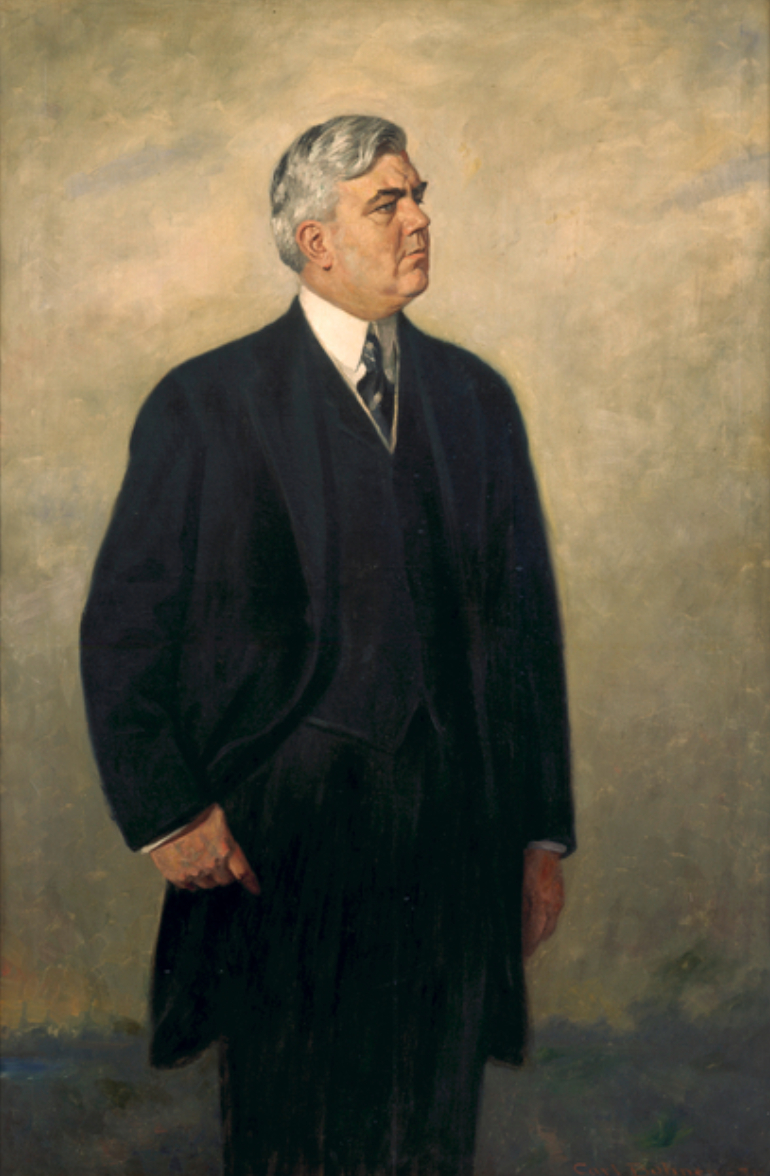 Painting of Theodore Christianson