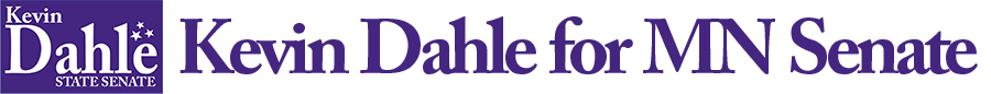 Logo for Kevin Dahle's SD 20 campaign.