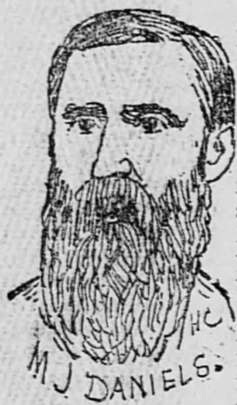 Drawing of Milton J. Daniels