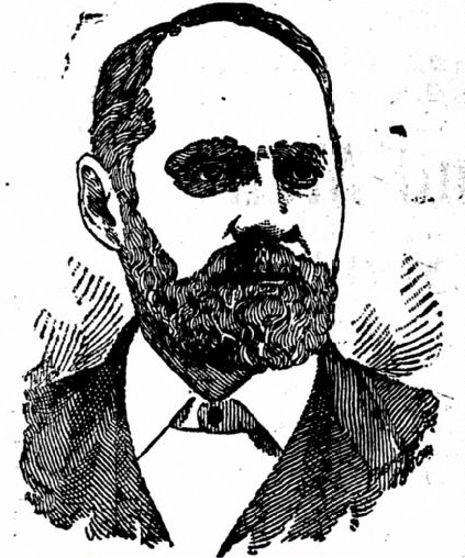 Drawing of Abraham Dickerson