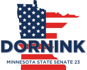 Logo for John Dornink's 2022 SD 23 campaign.