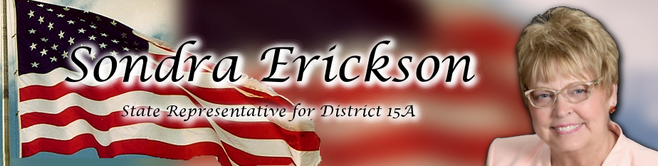 Logo for Sondra Erickson's HD 15A campaign.