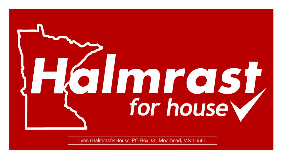 Logo for Lynn Halmrast's 2022 HD 04A campaign.