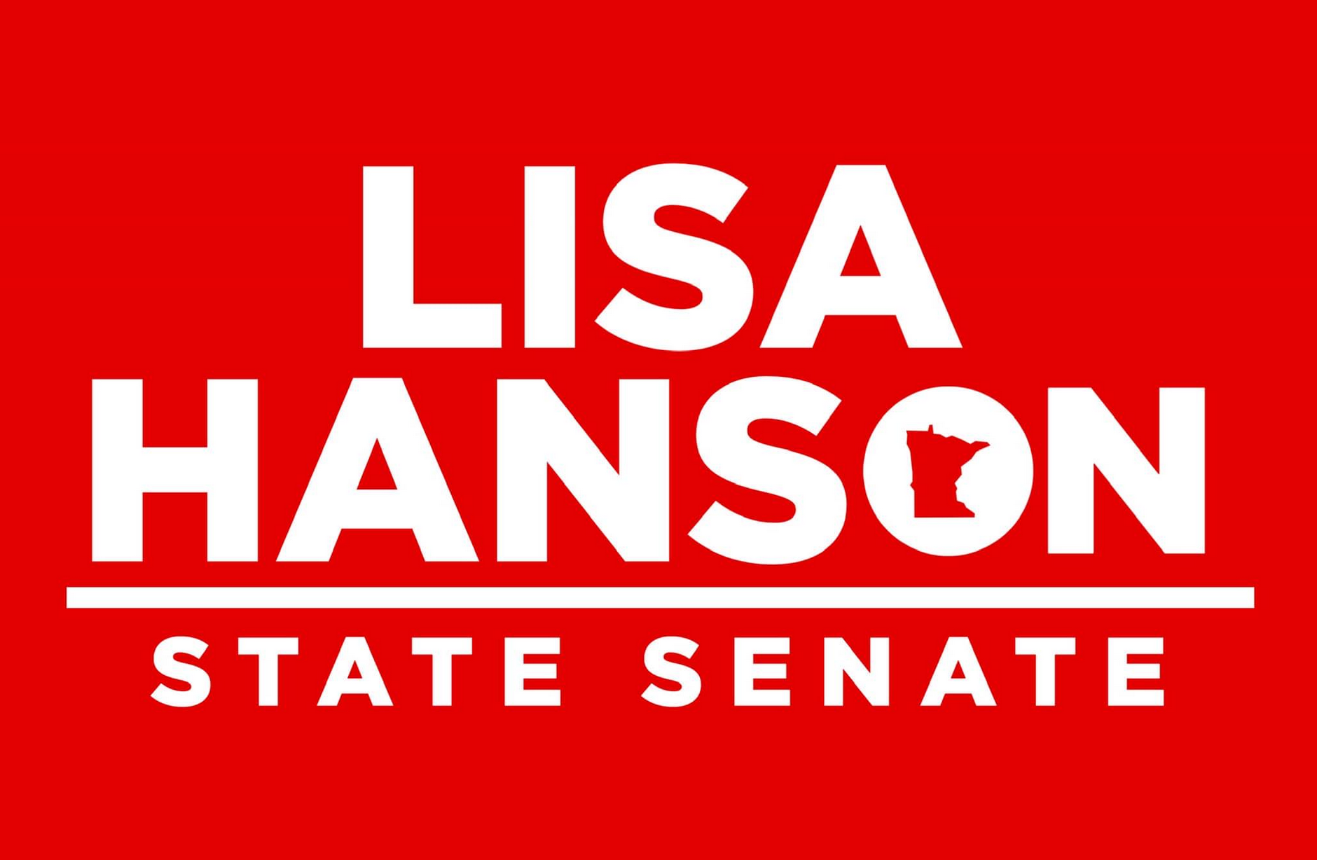 Logo for Lisa Hanson's 2022 SD 23 campaign.