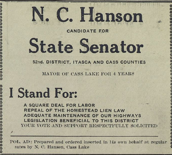 Photo of N.C. Hanson