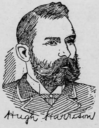 Drawing of Hugh Harrison