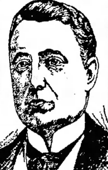 Drawing of Thomas L. Hisgen