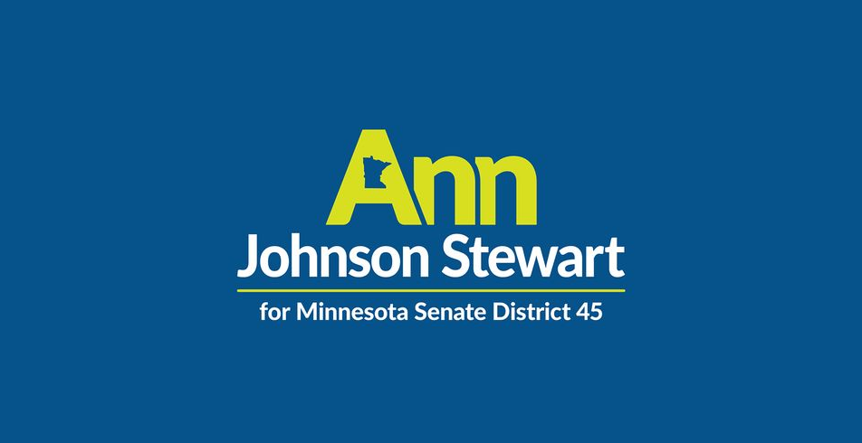 Logo for Ann Johnson Stewart's 2020 SD 44 campaign.