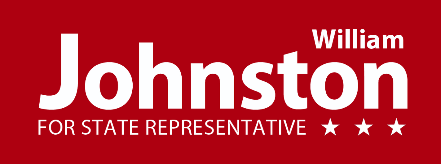 Logo for William A. Johnston's 2020 HD 53A campaign
