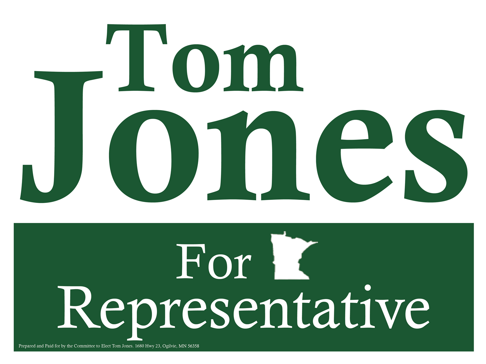 Logo for Tom Jones' 2016 HD 11B campaign