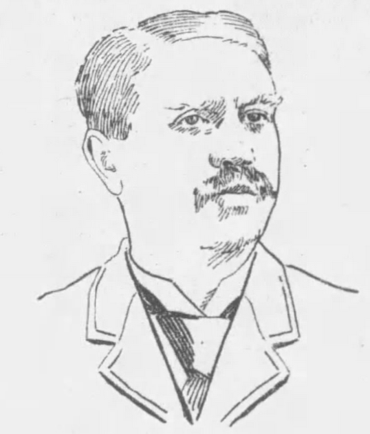 Drawing of Samuel A. March