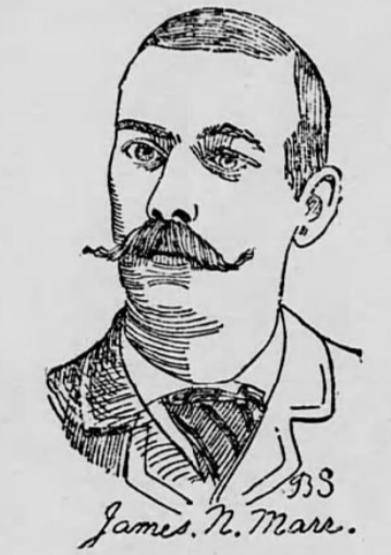 Drawing of James N. Marr