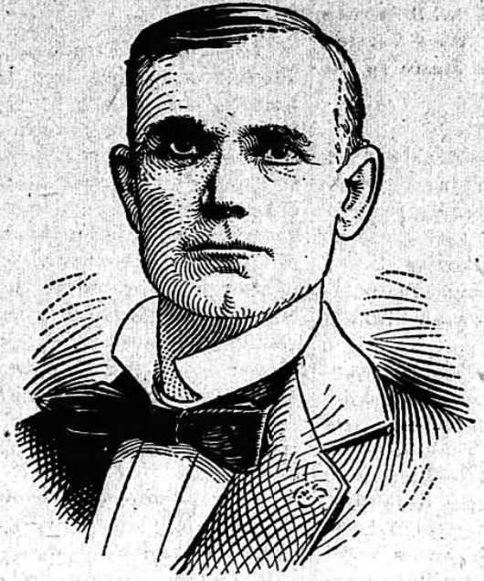 Drawing of Marvin E. Mathews
