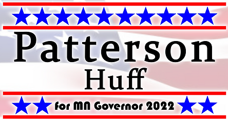 Logo for Steve Patterson's 2022 gubernatorial campaign.