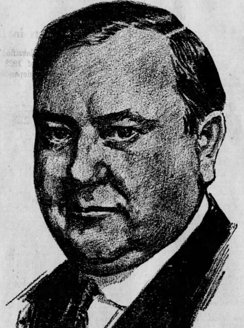 Drawing of Victor L. Power