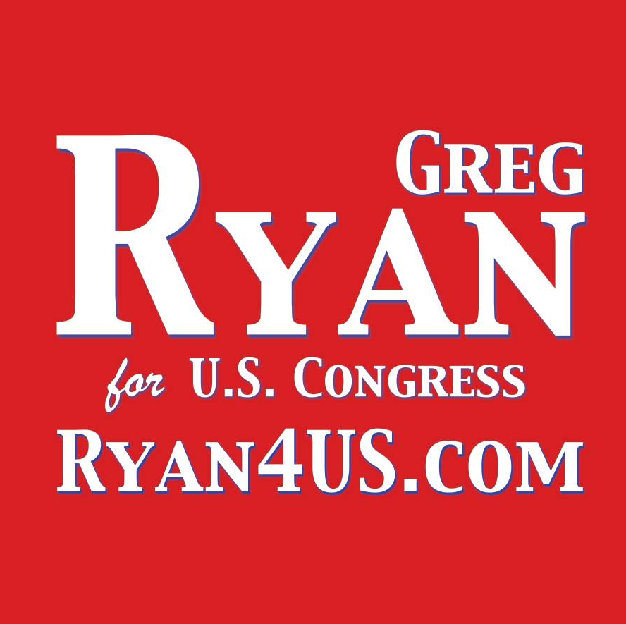 Logo for Greg Ryan's 2018 CD 04 campaign