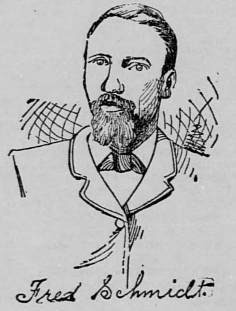 Drawing of Fred Schmidt