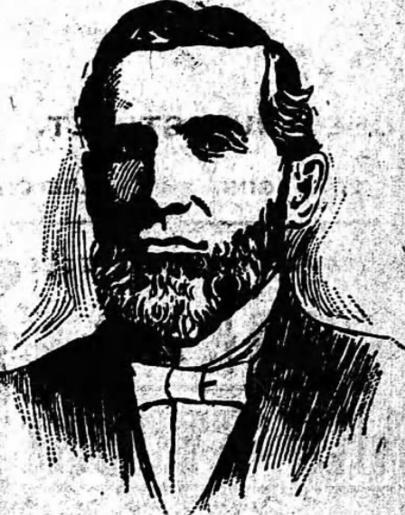 Drawing of Silas Swallow