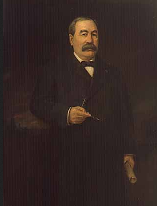 Painting of Samuel R. Van Sant