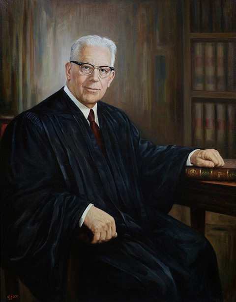 Painting of Earl Warren