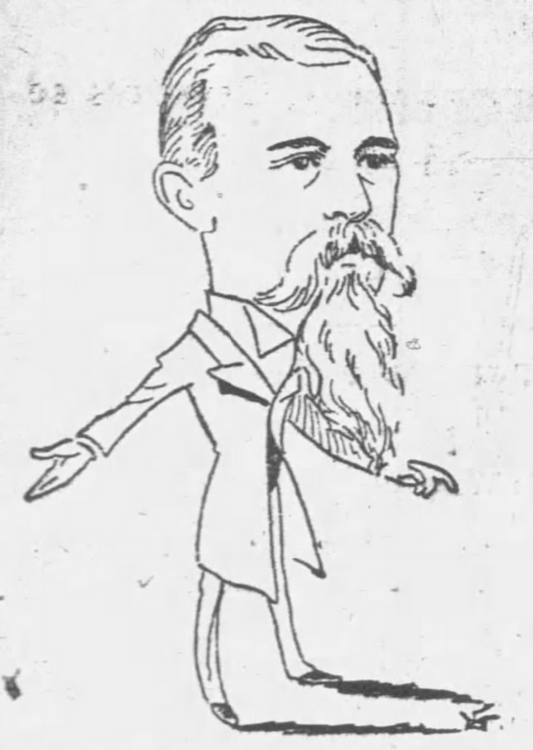 Drawing of Charles Whitney