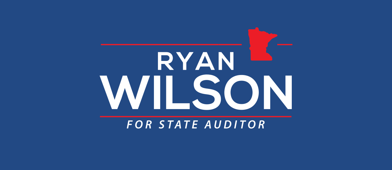Logo for Ryan Wilson's 2022 State Auditor campaign