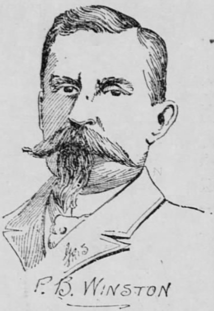 Drawing of Philip B. Winston
